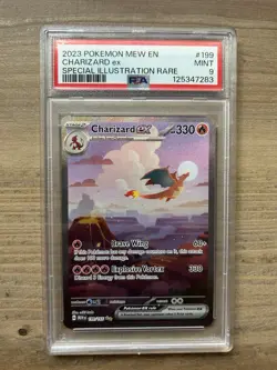 Charizard EX 199/165 Special Illustration Rare S&V 151 PSA 9 Very Clean! - Image 2