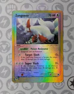 Zangoose Rev. Holo 14/100 MP Sandstorm Pokemon TCG - Image 1