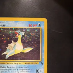 Vintage Pokemon Holo Rare Lapras Fossil 1999 10/62 WotC - Image 3