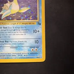 Vintage Pokemon Holo Rare Lapras Fossil 1999 10/62 WotC - Image 4