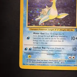 Vintage Pokemon Holo Rare Lapras Fossil 1999 10/62 WotC - Image 5