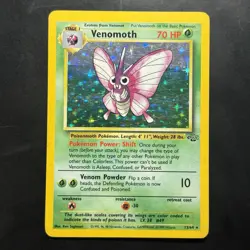 Pokemon Vintage Holo Venomoth Jungle 13/64 WotC - Image 1