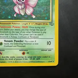 Pokemon Vintage Holo Venomoth Jungle 13/64 WotC - Image 4