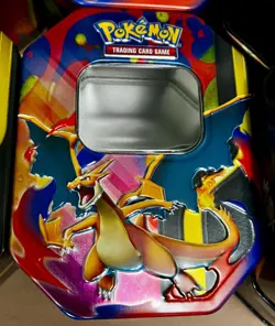 🔥 Pokemon TCG Empty Tin Lot Charizard Lucario Pokeball Storage Collector Set 🔥 - Image 4