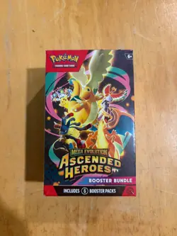 Pokemon TCG Ascended Heroes Booster Bundle 6 Packs - Image 1