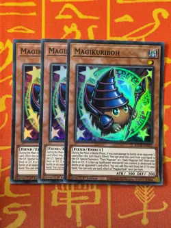 YUGIOH MAGIKURIBOH SUPER RARE 1ST NM BACH-EN001 x3 PLAYSET - Image 1