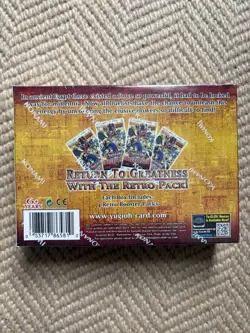 UK Seller - Yugioh Retro Pack 1 Mini Booster Box 4 Packs Sealed - USA Exclusive - Image 2