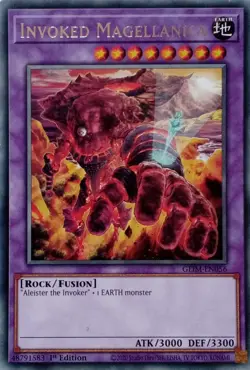 GEIM-EN056 INVOKED MAGELLANICA RARE 1ST EDITION YuGiOh CARD - Image 1