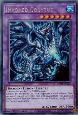 GEIM-EN055 INVOKED COCYTUS RARE 1ST EDITION YuGiOh CARD - Image 1