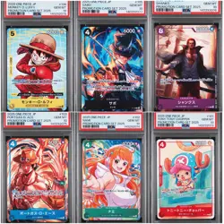 One Piece Japanese McDonald’s PROMO Sequential Card Set PSA 10 - Image 1
