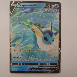 💎 Pokemon Vaporeon V SWSH150 - Black Star Promo - Holo Pokemon Card💎 - Image 1
