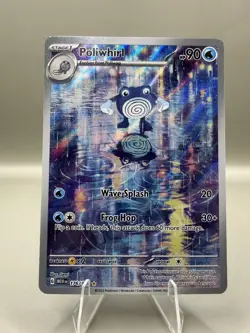 Pokemon TCG: Poliwhirl 176/165 IR MEW Scarlet & Violet 151 Card - NM - Image 1