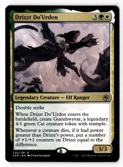 Drizzt Do'Urden 220 Adventures in the Forgotten Realms Normal NM - Image 1
