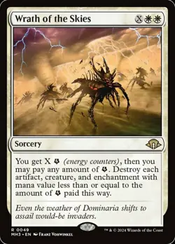 1 x Wrath of the Skies - Foil - Modern Horizons 3 - Light Play - MTG - Image 1