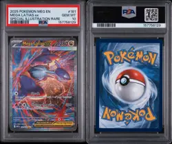 Mega Latias EX 181/132 PSA 10 ME01 EN Special Illustration Rare SIR Pokemon - Image 3