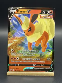 Pokemon Flareon V Sword & Shield Black Star Promo #SWSH149 - Image 1