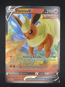 Pokemon Flareon V Sword & Shield Black Star Promo #SWSH149 - Image 3