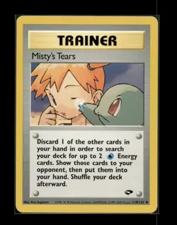 2000 Pokemon Gym Challenge Misty's Tears #118/132 NM-LP - Image 1