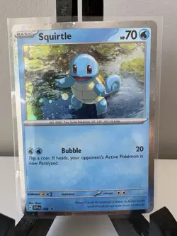 Squirtle (Cosmos Holo) 048 Promo Scarlet & Violet Promo Pokemon Near Mint - Image 1