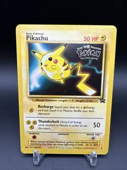 Pikachu - 4 - WB Promo - Pokemon: The First Movie - Near Mint - Image 1