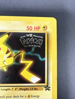 Pikachu - 4 - WB Promo - Pokemon: The First Movie - Near Mint - Image 3