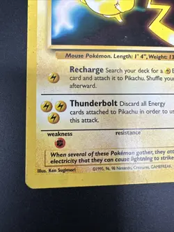 Pikachu - 4 - WB Promo - Pokemon: The First Movie - Near Mint - Image 5