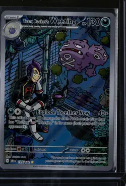 Team Rocket's Weezing - Pokemon Destined Rivals 199/182 - NM - Image 1
