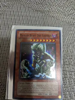 Yugioh! Masked Beast Des Gardius TAEV-ENSE1 Super Rare - NM - Image 1