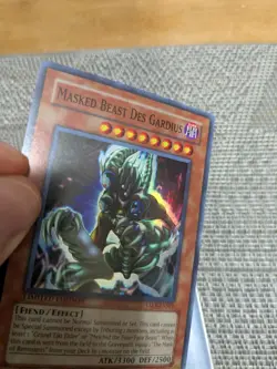 Yugioh! Masked Beast Des Gardius TAEV-ENSE1 Super Rare - NM - Image 2