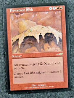 Flowstone Slide ~ not Played Nemesis MTG Magic UltimateMTG Red Card (DS3D1K8) - Image 1