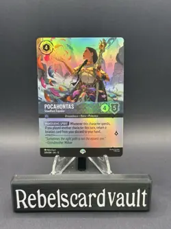 Disney Lorcana Wilds Unknown Pocahontas Epic 220/204 Cold Foil - Image 2
