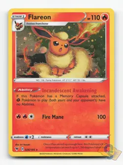 Pokemon TCG - Flareon 026/185 LP Holo Promo Miscellaneous Cards & Products - Image 1