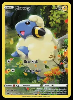 Mareep GG34/GG70 Holo Crown Zenith Galarian Gallery Pokemon Card - Image 1