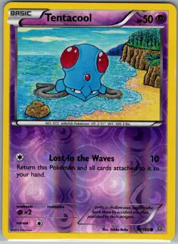 Tentacool 70/160 Reverse Holo XY - Primal Clash - Pokemon Card - NM - Image 1