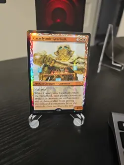 MTG English Cataclysmic Gearhulk NM Foil Kaladesh Inventions - Image 1