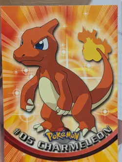 Topps Pokemon Card #05 Charmeleon Blue Logo *1st Print* - Image 2