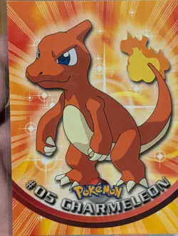 Topps Pokemon Card #05 Charmeleon Blue Logo *1st Print* - Image 4
