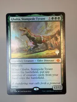 Ghalta, stampede tyrant - English - Foil - MTG Lost cavern of Ixalan promo pack - Image 2