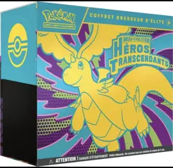 🇫🇷 Coffret Dresseur d'Elite ETB Pokemon Heros Transcendants ME2.5 DEFAUT - Image 1