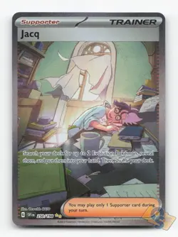 Pokemon TCG - Jacq 250/198 Near Mint Special Illustration Rare Scarlet & Violet - Image 1