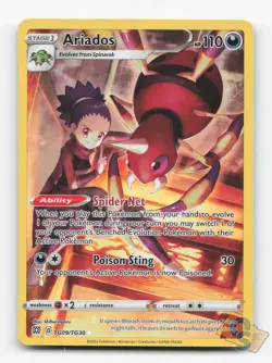Pokemon TCG - Ariados TG09/TG30 NM Holo Brilliant Stars Trainer Gallery - Image 1