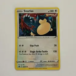 Snorlax Holo Pokemon Sword & Shield Black Star SWSH119 MINT - Image 1