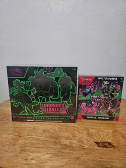 Pokemon Center Shrouded Fable ETB and Booster Bundle - Image 1
