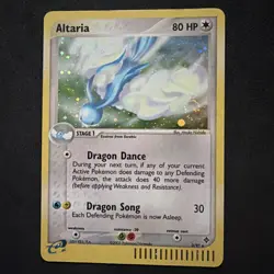 Pokemon TCG Altaria SWIRL 2/97 Dragon Holo E-Reader - Image 1