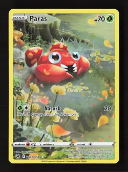 Paras GG32/GG70 Holo Crown Zenith Galarian Gallery Pokemon NM - Image 1