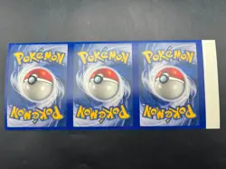 1999 Pokemon Fossil Holo Dragonite Hitmonlee Muk Partial Uncut Sheet - Image 2