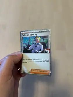 Play! Pokemon Prize Pack 6 Shrouded Fable Cosmo Holo 057/064 Colress's Tenacity - Image 1