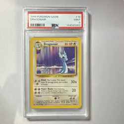 Pokemon Dragonair 18/102 Base Set Regular Unlimited Rare PSA 9 1999 ENG - Image 1