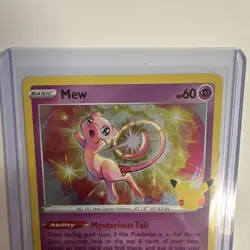 The Pokemon Company Pokemon Celebrations Mew 011/025 Holo Rare 60HP English - Image 3