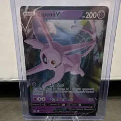 Pokemon TCG Espeon V Ultra Rare Holo SWSH07 Evolving Skies #064/203 - Image 1